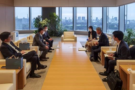 再次拜访松下楠见社长